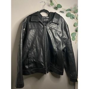 Guess Black Zip-up Hoodie